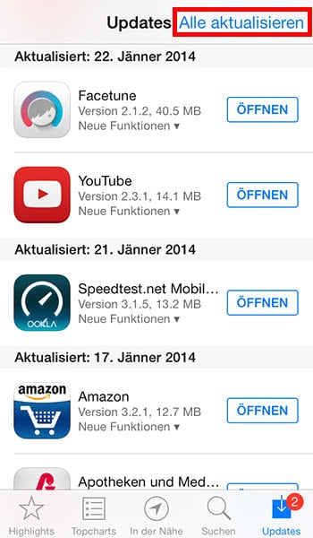 Apps Aktualisieren Automatische Updates Deaktivieren IPhone Tricks De