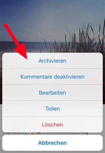 Wo Findet Man Archivierte Bilder Bei Instagram Instagram: Fotos archivieren & archivieren rückgängig machen