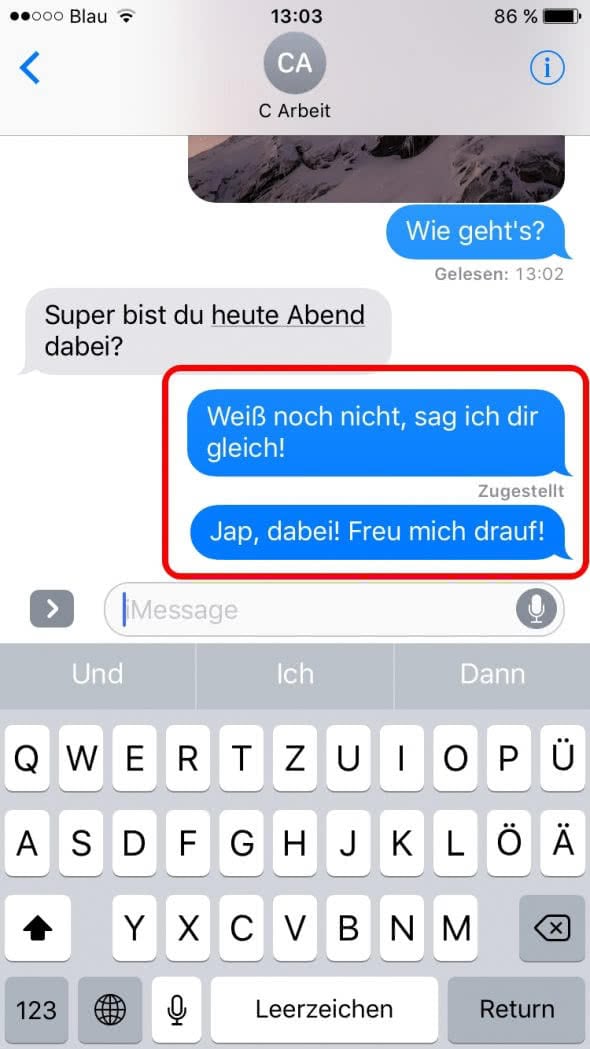 Was Ist Der Unterschied Zwischen Imessage Und Sms iMessage als SMS versenden