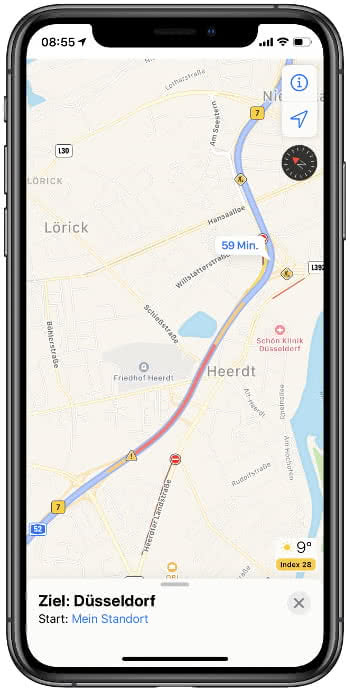 Aktuelle Verkehrsinfos Einschalten In Der IPhone Karten-App