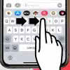 Auf der iPhone-Tastatur wischen statt tippen