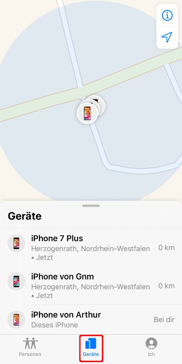 „Mein iPhone suchen“ aktivieren und iPhone orten
