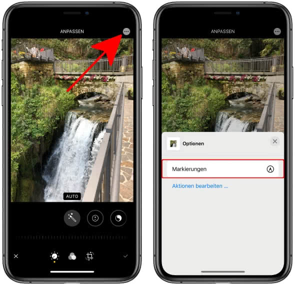 Iphone Fotos Bearbeiten Bilder Beschriften Text Einfugen Malen Mehr