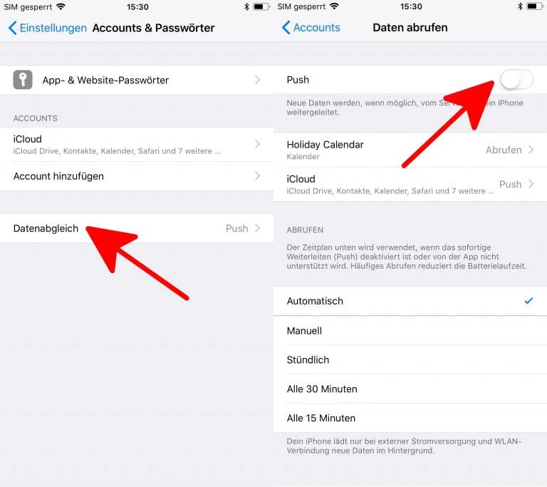 Push Benachrichtigungen deaktivieren am iPhone!