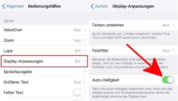 Display Helligkeit: Mit den richtigen Einstellungen Akku schonen