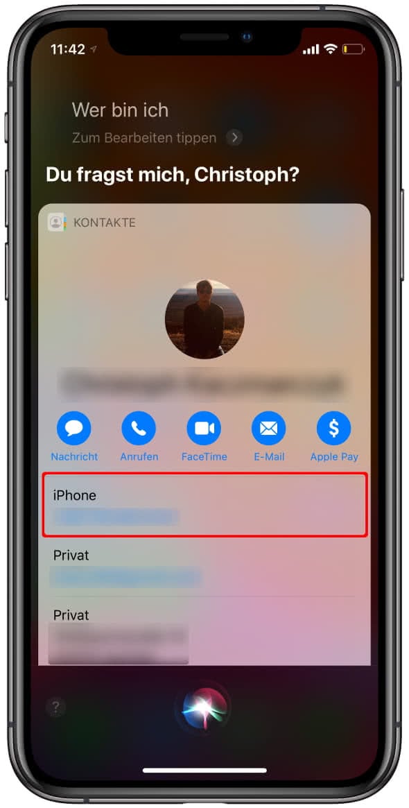 Eigene Nummer anzeigen am iPhone