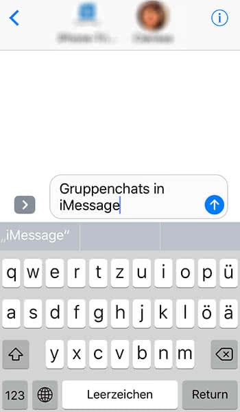 Sms An Mehrere Empfänger Iphone Ohne Gruppe iMessage Gruppenchats einrichten oder löschen am iPhone