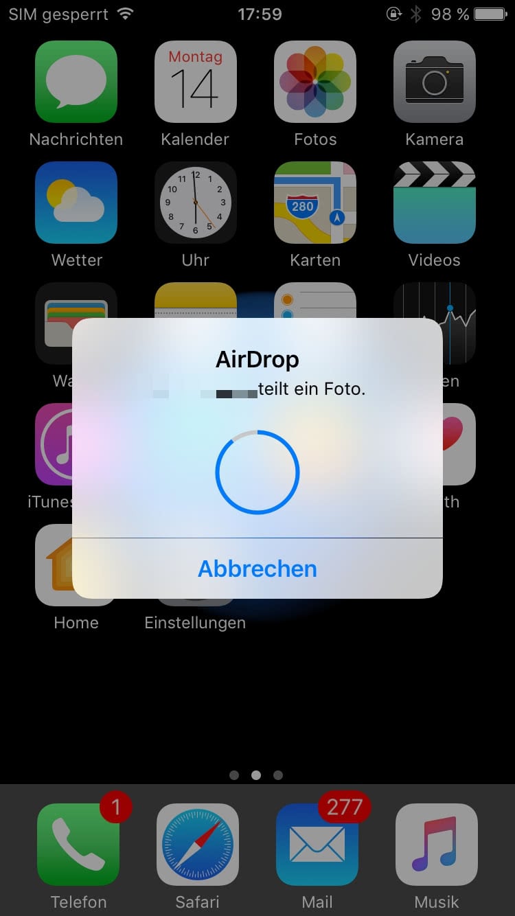AirDrop iPhone Datenaustausch - Einfach Dateien senden