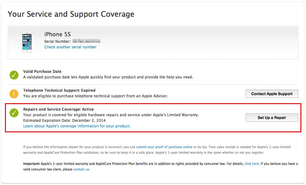 Garantie Apple iPhone - Garantiestatus überprüfen › iPhone-Tricks.de