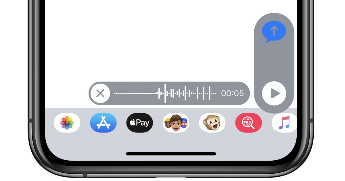 iPhone Sprachnachricht Audionachrichten & Sprachmemos senden