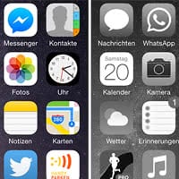 iPhone Schwarz-Weiß Modus einstellen