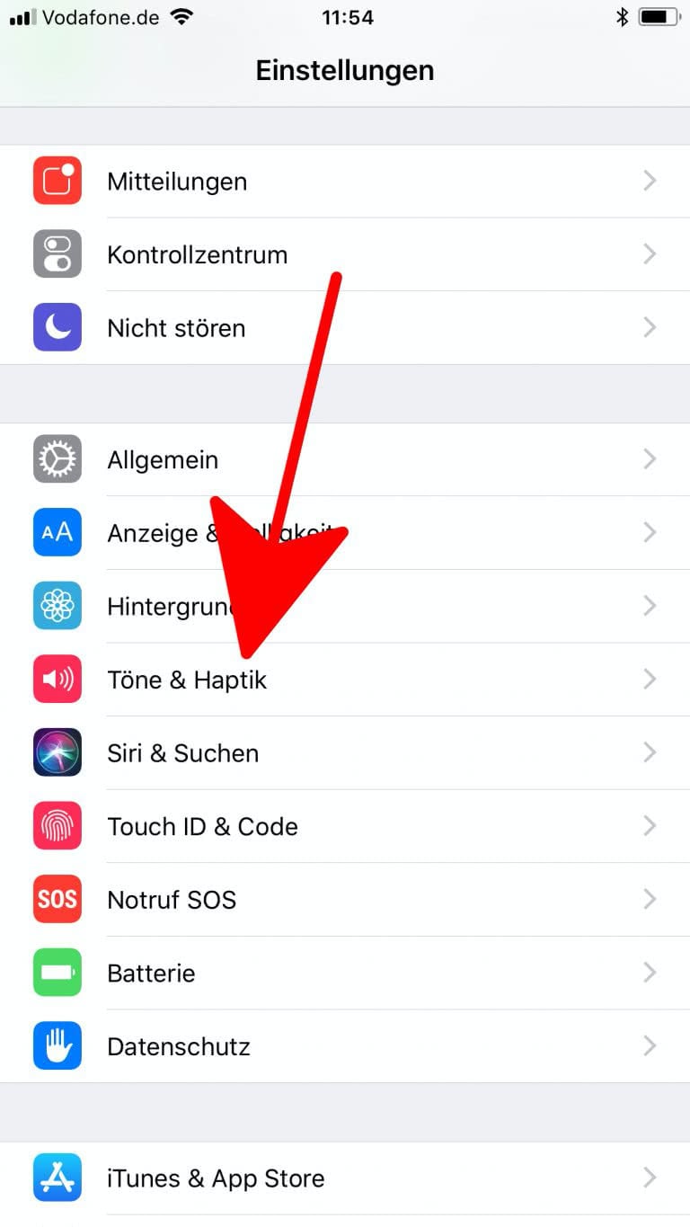 iPhone feste Klingelton Lautstärke anpassen