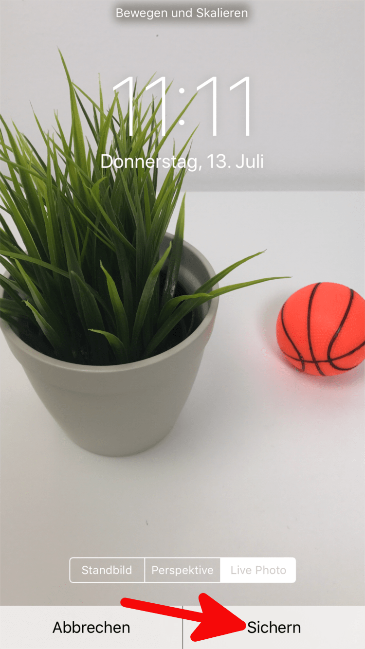 iPhone Live Wallpaper Live Photo als Hintergrundbild nutzen