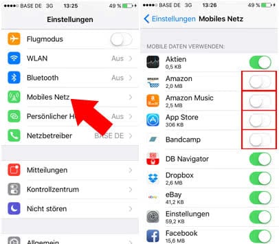 iOS Datenverbrauch über die App Traffic Monitor anzeigen lassen