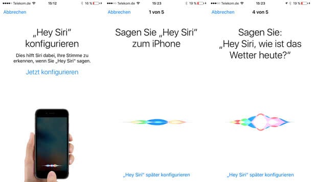 Siri Stimmerkennung aktivieren & konfigurieren