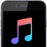 Musik auf iPhone laden mit iTunes Logo