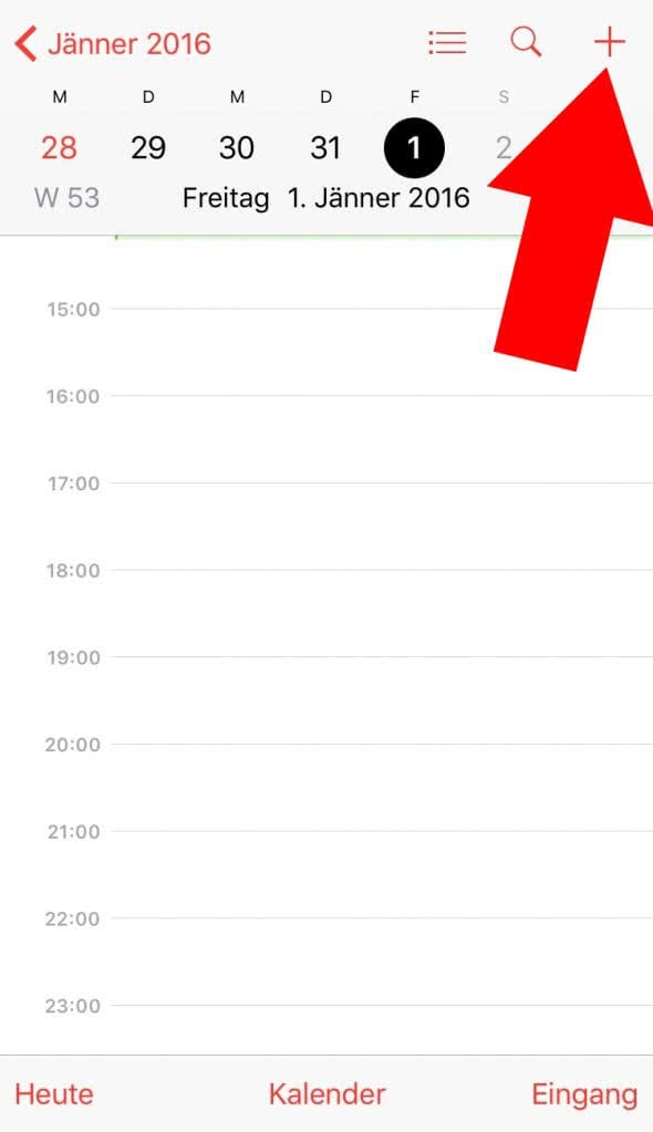 Wiederkehrende Termine im iPhone Kalender eintragen