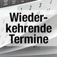 Wiederkehrende Termine im iPhone Kalender eintragen