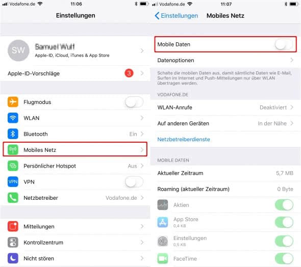 Datenvolumen sparen am iPhone - so geht's!