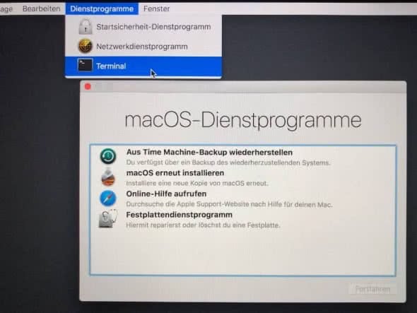 Systemintegritätsschutz deaktivieren auf dem Mac