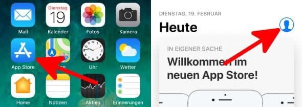 Apple-ID erstellen in der App Store App am iPhone