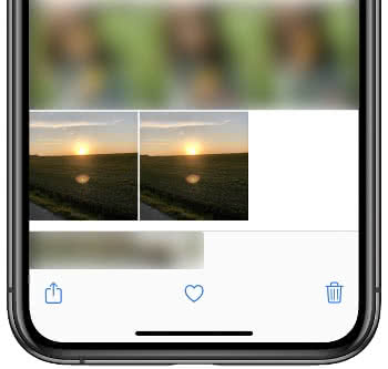 Duplizierte Fotos in der Fotos-App