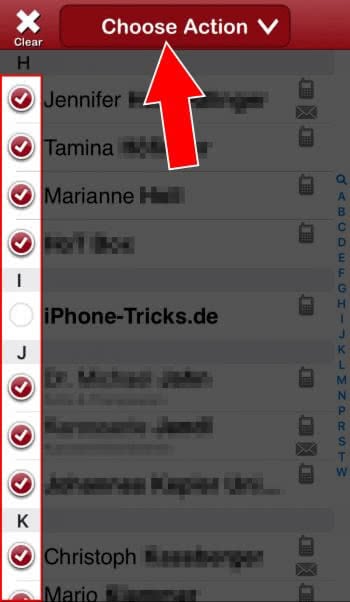 iphone kontakte schnell löschen