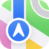 Apple Karten App Logo