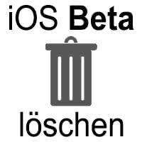 iOS Beta Profil löschen