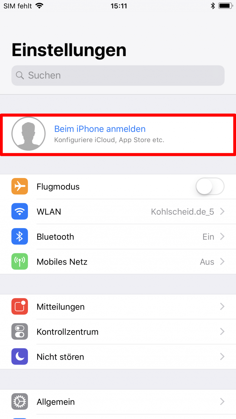 geräte id iphone ändern