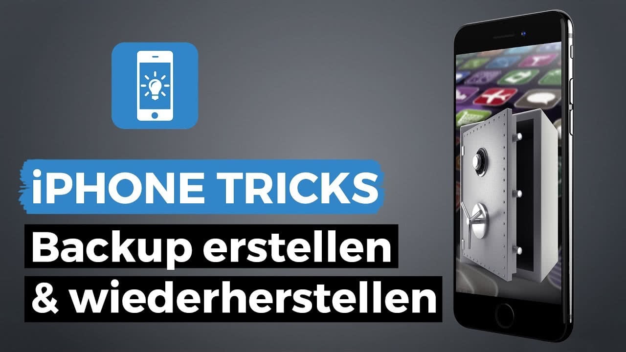 iPhone Backup erstellen & wiederherstellen – iPhone Daten sichern!