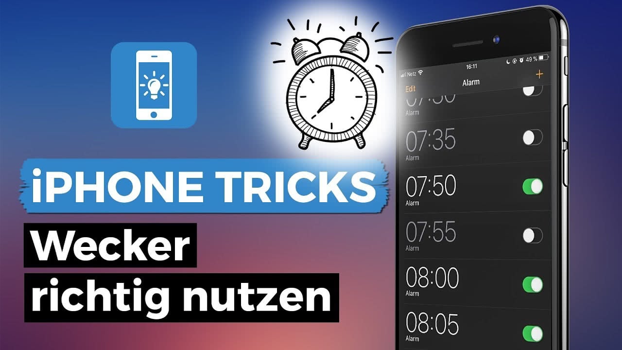 iPhone Wecker Schlummern einstellen und aktivieren