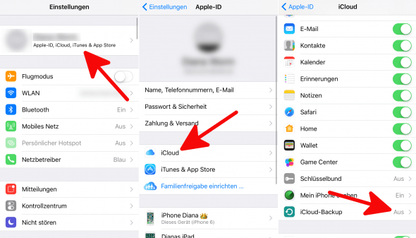 iPhone Backup erstellen 1