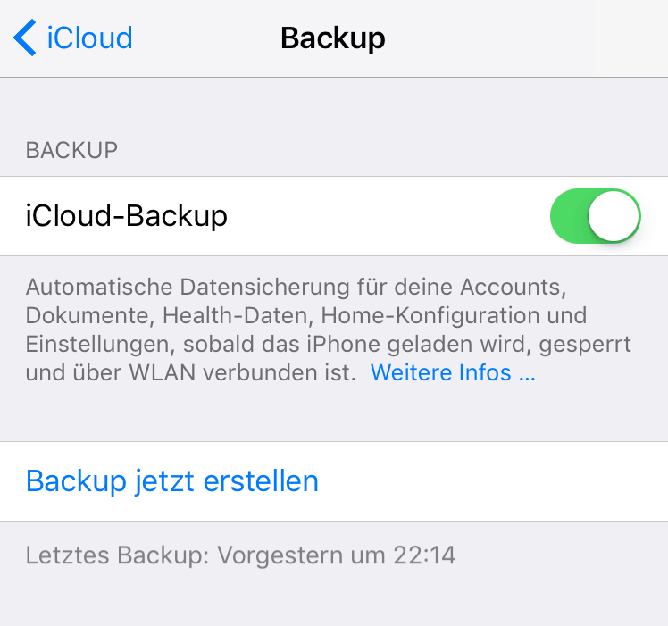 iPhone Backup erstellen & wiederherstellen – automatisch mit iCloud