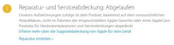 Apple Garantie prüfen – iPhone Garantie Check