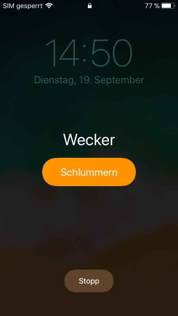 iPhone Wecker Schlummern einstellen und aktivieren