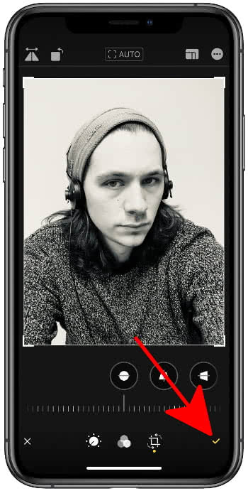Selfies spiegeln in der Fotos-App am iPhone