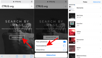 Umgekehrte Google-Bildersuche am iPhone nutzen
