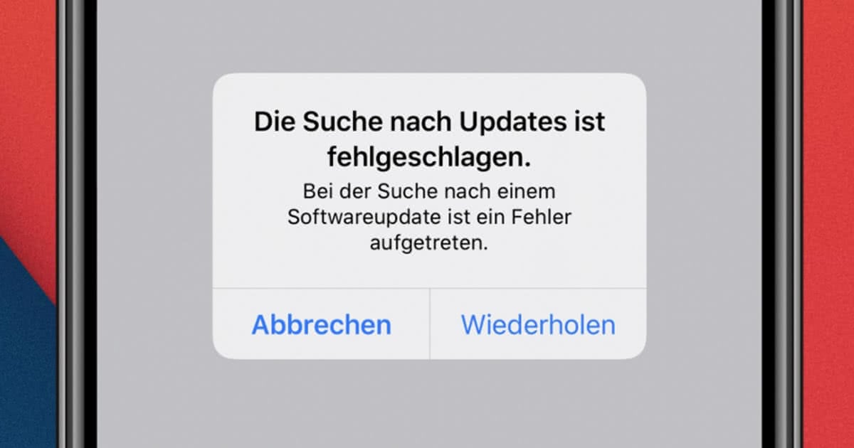 iOS 14 Update kann nicht installiert werden - das könnt ihr tun!