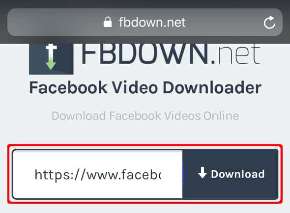 Facebook Videos speichern am iPhone