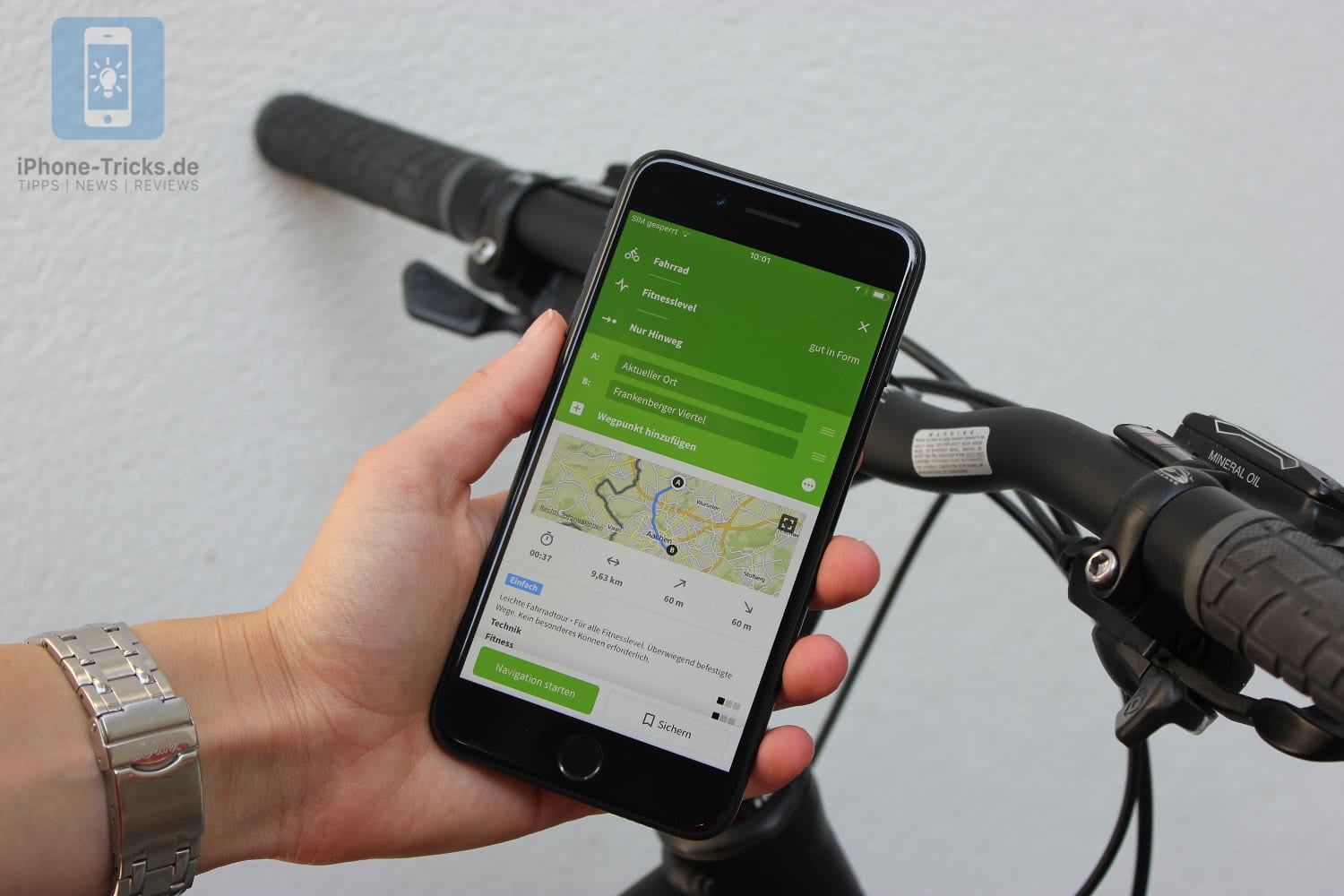 Die drei besten Apps für Fahrrad Navigation mit dem iPhone