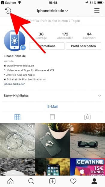 Wo Findet Man Archivierte Bilder Bei Instagram In Instagram archivierte Bilder finden – Foto archivieren