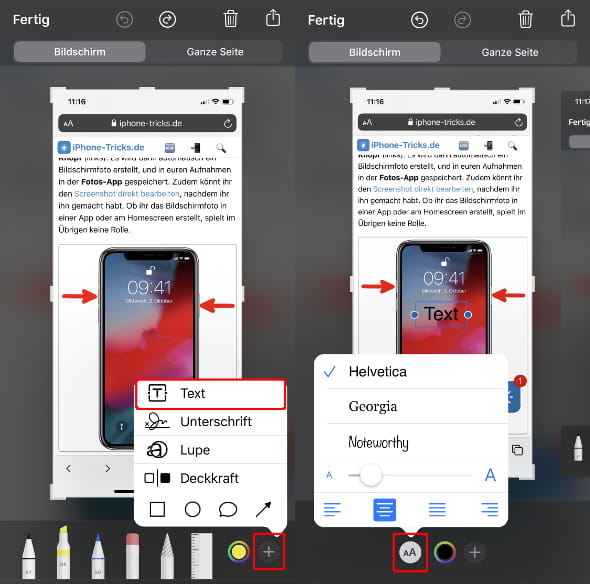 iPhone Screenshot bearbeiten so geht's!