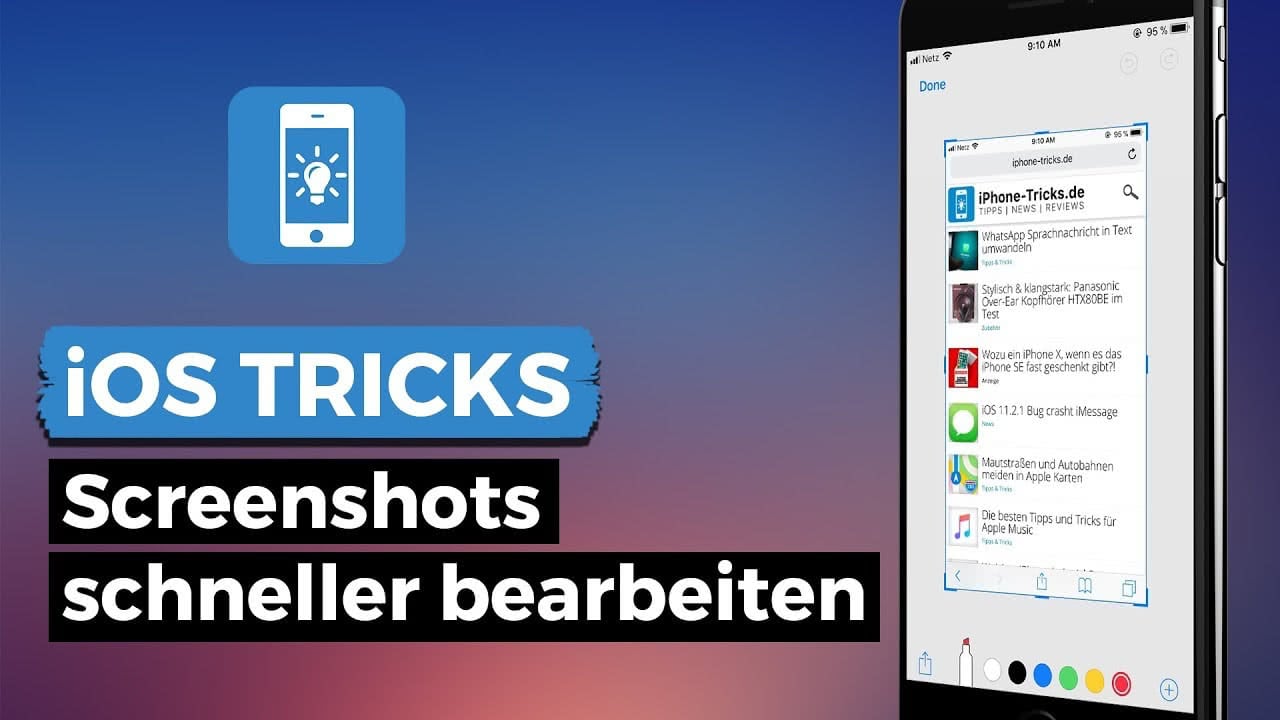 iPhone Screenshot bearbeiten so geht's!