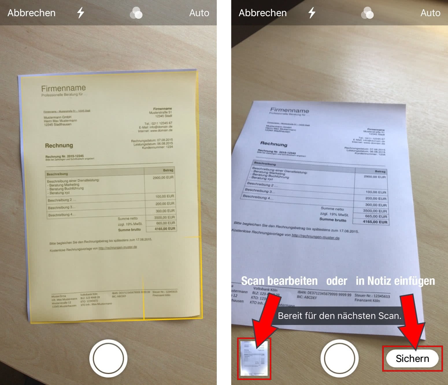 Iphone Notizen Scannen Geht Nicht iPhone Dokumente scannen – mit iPhone scannen