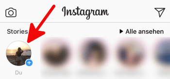 Instagram Schreibmodus 1