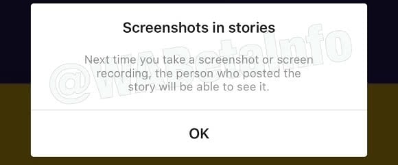Screenshot Instagram Story