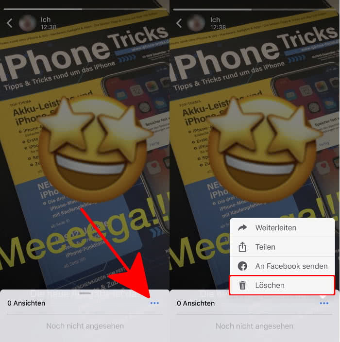 Verschickte Bilder Bei Whatsapp Loschen