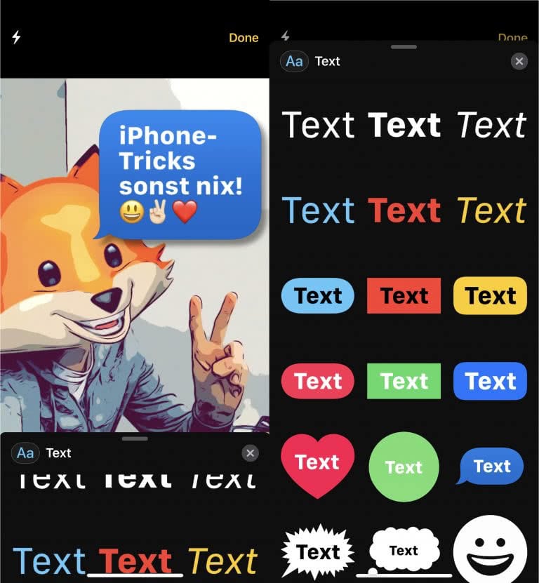 Kamera-Effekte in iMessage & FaceTime nutzen am iPhone