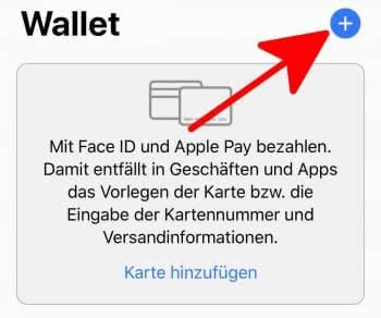 Apple Pay einrichten in Wallet-App am iPhone